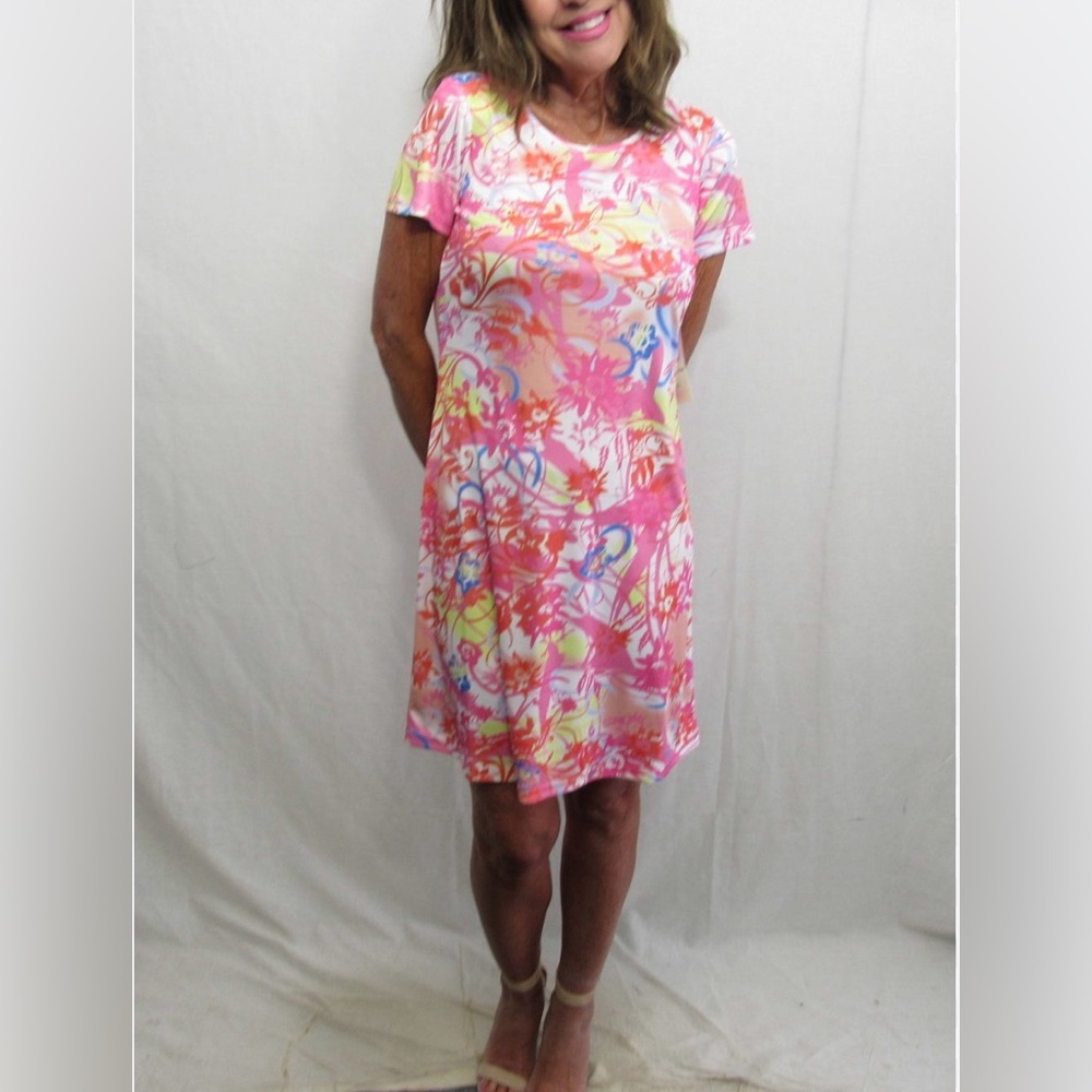 Tango Mango Colorful Floral Women's Dress